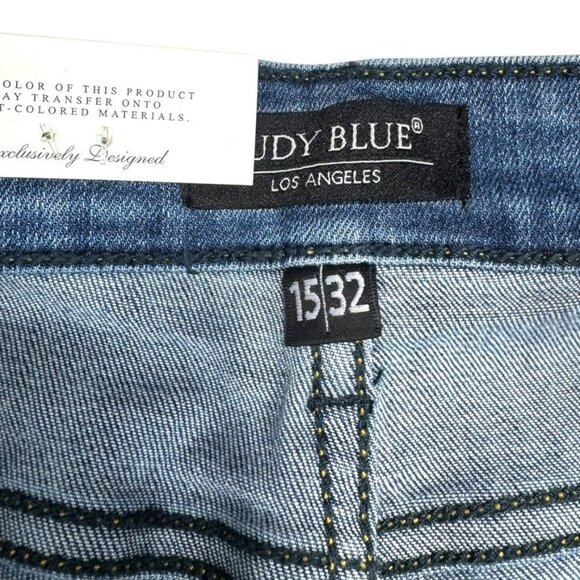 NWT Judy Blue Slim Fit Jeans Blue Waist 32 - Picture 7 of 11